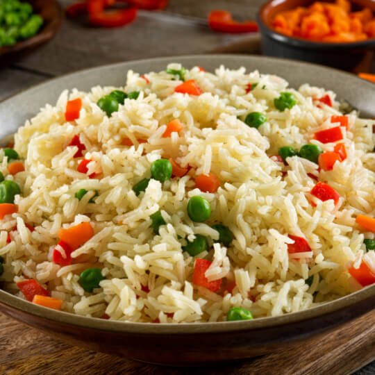 Tasty vegetable rice